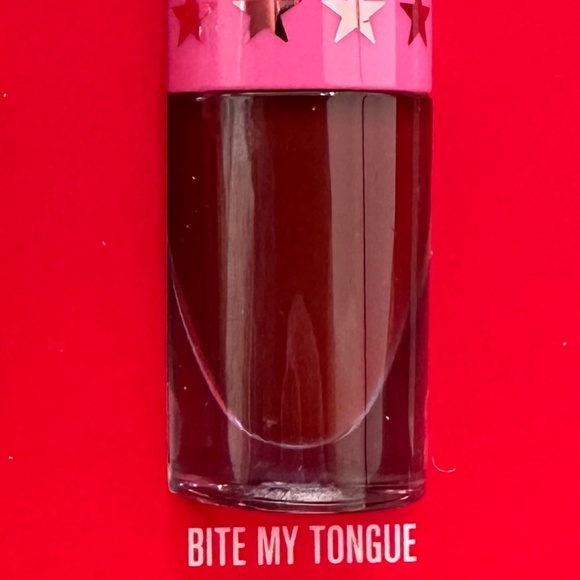 VERY RARE NEW Mini Jeffree Star Liquid Lipstick - Bite My Tongue - Picture 2 of 6
